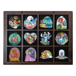 Enamel Pin Display (3" Wide X 3" High Slots) Fits Standard Pins (Choose Color And Size) 15 Enamel Pin Display (3" Wide X 3" High Slots) Fits Standard Pins (Choose Color And Size) -Displaygeek Shop DWS Enamel Pin Board 3x3 ebony 01