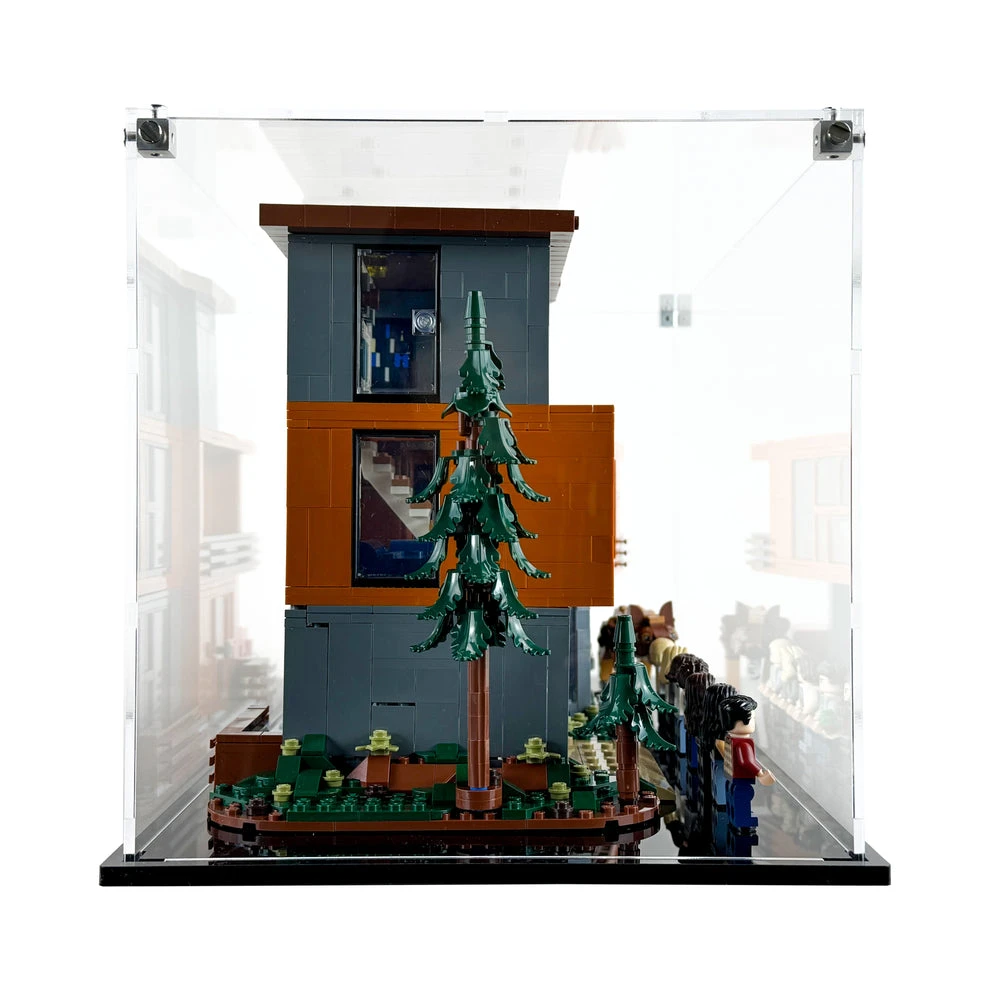 Custom Acrylic Display Case For LEGO Model 21354 - Twilight The Cullen House (3mm Thick, UV Resistant) 9.25h X 18w X 9d 2 Custom Acrylic Display Case For LEGO Model 21354 - Twilight The Cullen House (3mm Thick, UV Resistant) 9.25h X 18w X 9d - Image 2