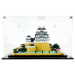 Custom Acrylic Display Case For LEGO Model 21060 - Himeji Castle (3mm Thick, UV Resistant) 8.5h X 14w X 12d