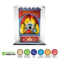 Custom Acrylic Display Case For CHOMP ZOLTAR Abominable Toys Out Of Box (3mm Thick, UV Resistant)