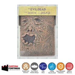 Custom Acrylic Hard Case For EVIL DEAD BOOK OF THE DEAD DVD (3mm Thick, UV Resistant) Fits 8.25h X 6w X 1.25d