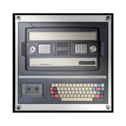 Custom Acrylic Display Case For MATTEL ELECTRONICS KEYBOARD COMPONENT Intellivision Console (3mm Thick, UV Resistant) Fits 4.875h X 19.625w X 18d