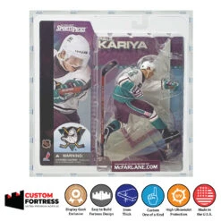 Custom Acrylic Hard Case For MCFARLANE TOYS PAUL KARIYA (3mm Thick, UV Resistant) Fits 9.5h X 9.25w X 3.4d