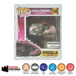 Custom Acrylic Hard Case For POP DELUXE TALL Funko Pop Grail Boxes (3mm Thick, UV Resistant) Fits 7h X 5.5w X 5d