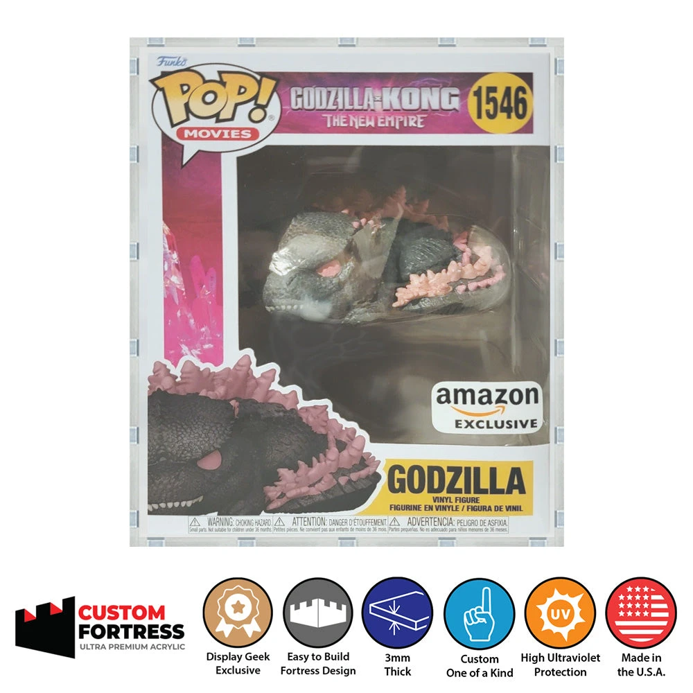 Custom Acrylic Hard Case For POP DELUXE TALL Funko Pop Grail Boxes (3mm Thick, UV Resistant) Fits 7h X 5.5w X 5d 1 Custom Acrylic Hard Case For POP DELUXE TALL Funko Pop Grail Boxes (3mm Thick, UV Resistant) Fits 7h X 5.5w X 5d