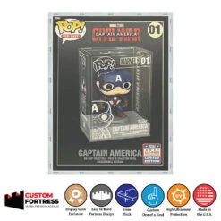 Custom Acrylic Hard Case For POP DIE-CAST OUTER Funko Pop Grail Boxes (3mm Thick, UV Resistant) Fits 7.25h X 5.25w X 4d