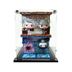 Custom Acrylic Display Case For BYERS HOUSE Funko Pop Out Of Box Complete Set (3mm Thick, UV Resistant)