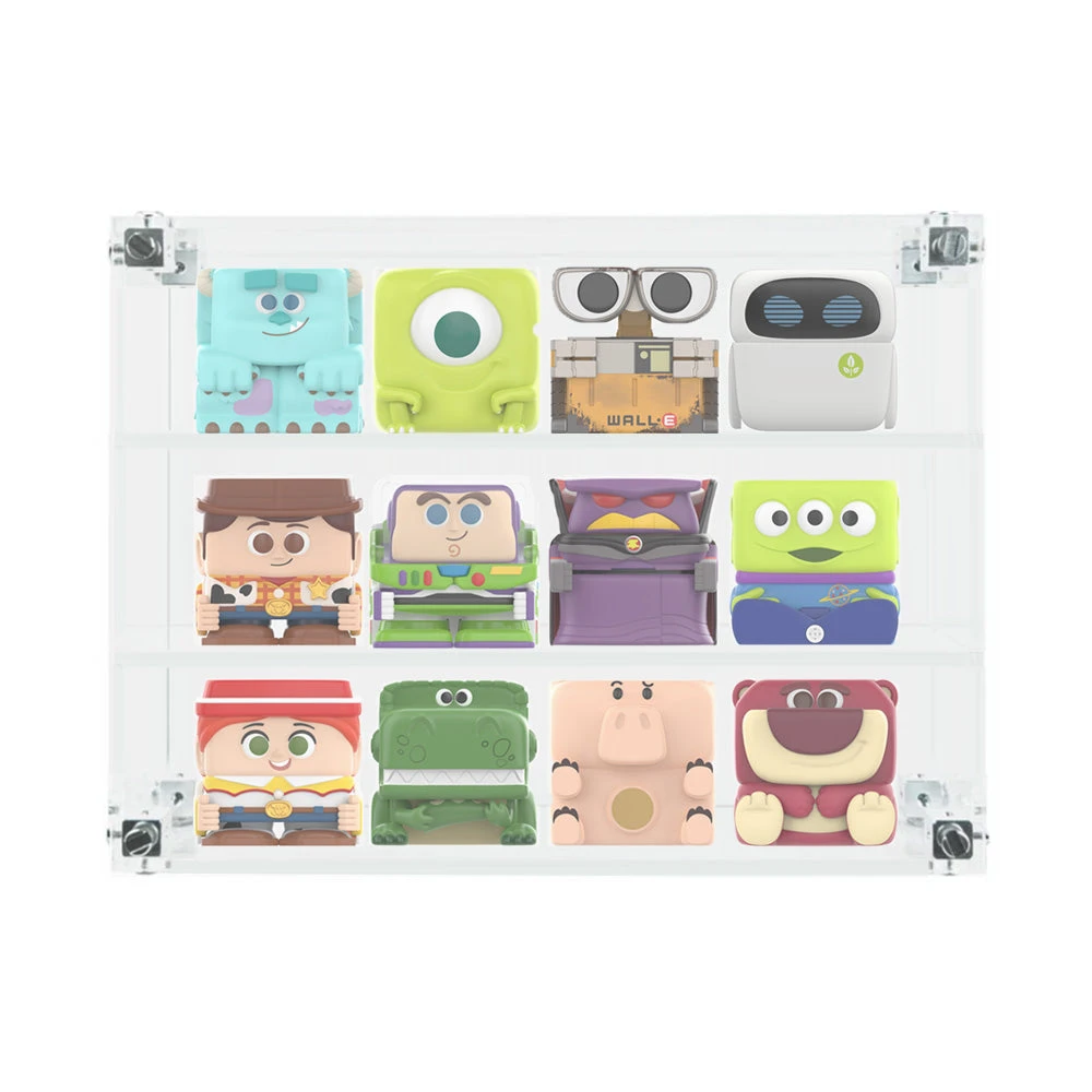 Custom Acrylic Wall Mount Display For POP MART Mini POP CUBE Figures (3mm Thick, UV Resistant) 6.5h X 9w X 3d 1 Custom Acrylic Wall Mount Display For POP MART Mini POP CUBE Figures (3mm Thick, UV Resistant) 6.5h X 9w X 3d