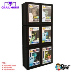 **CONTACT US** GRAIL MODS - Modular In Box Display Case For Funko Pops In Acrylic Hard Stack Armor (EVA Foam)