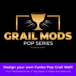 **CONTACT US** GRAIL MODS - Modular In Box Display Case For Funko Pops In Acrylic Hard Stack Armor (EVA Foam) -Displaygeek Shop Grail Mods Modular Display Case for Funko Pops in Acrylic Armors Hard Stacks 02