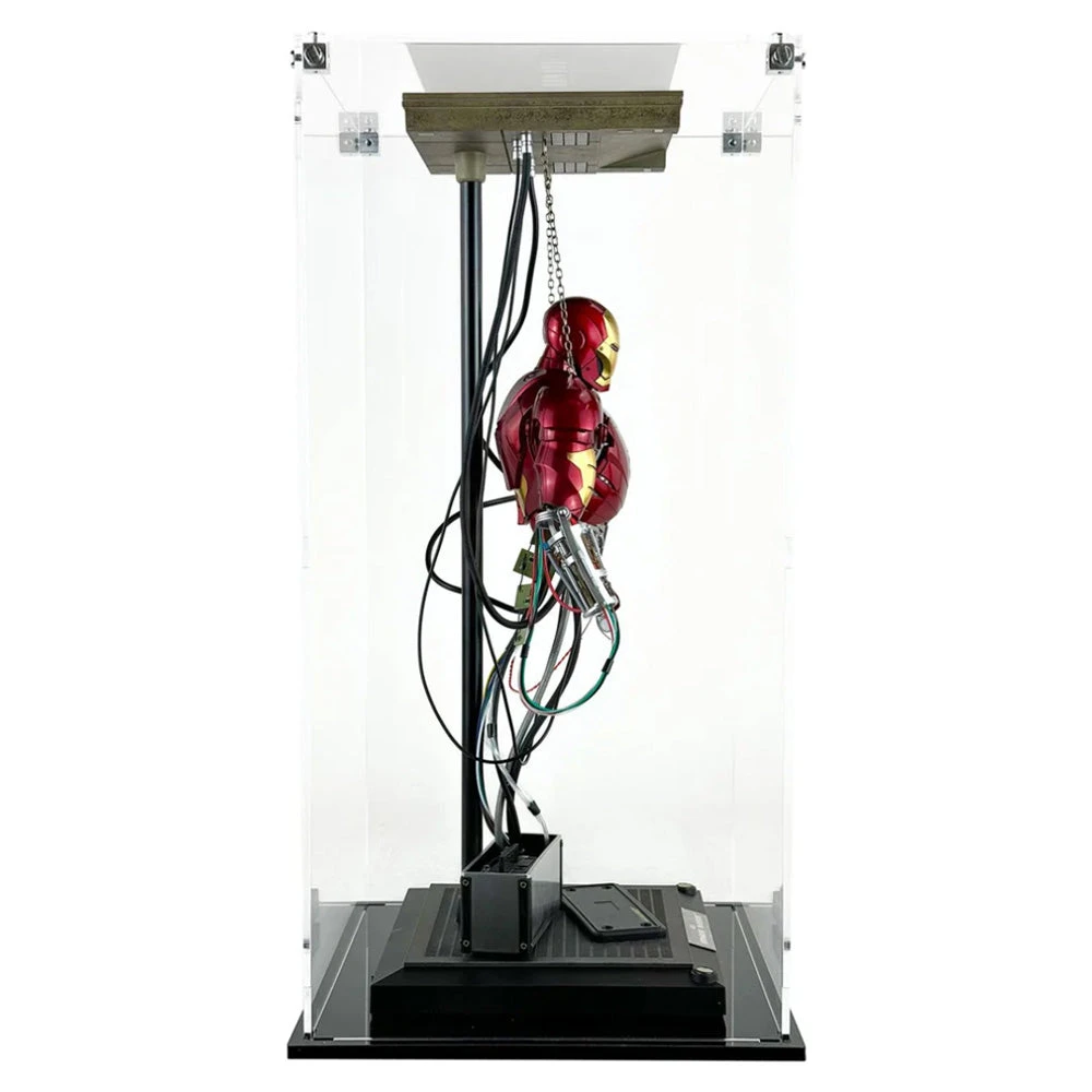 Custom Acrylic Display Case For HOT TOYS Iron Man Mark III Construction Version Sideshow (3mm Thick, UV Resistant) 7 Custom Acrylic Display Case For HOT TOYS Iron Man Mark III Construction Version Sideshow (3mm Thick, UV Resistant) - Image 7