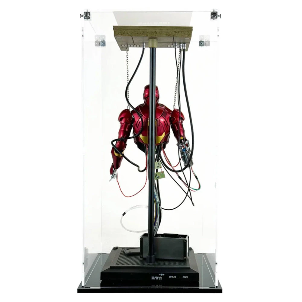 Custom Acrylic Display Case For HOT TOYS Iron Man Mark III Construction Version Sideshow (3mm Thick, UV Resistant) 8 Custom Acrylic Display Case For HOT TOYS Iron Man Mark III Construction Version Sideshow (3mm Thick, UV Resistant) - Image 8