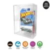 Acrylic Hard Case For HOT WHEELS & Matchbox Carded Boxes, 4mm Thick (UV Resistant & Slide Bottom) 6.5h X 4.25w X 1.75d