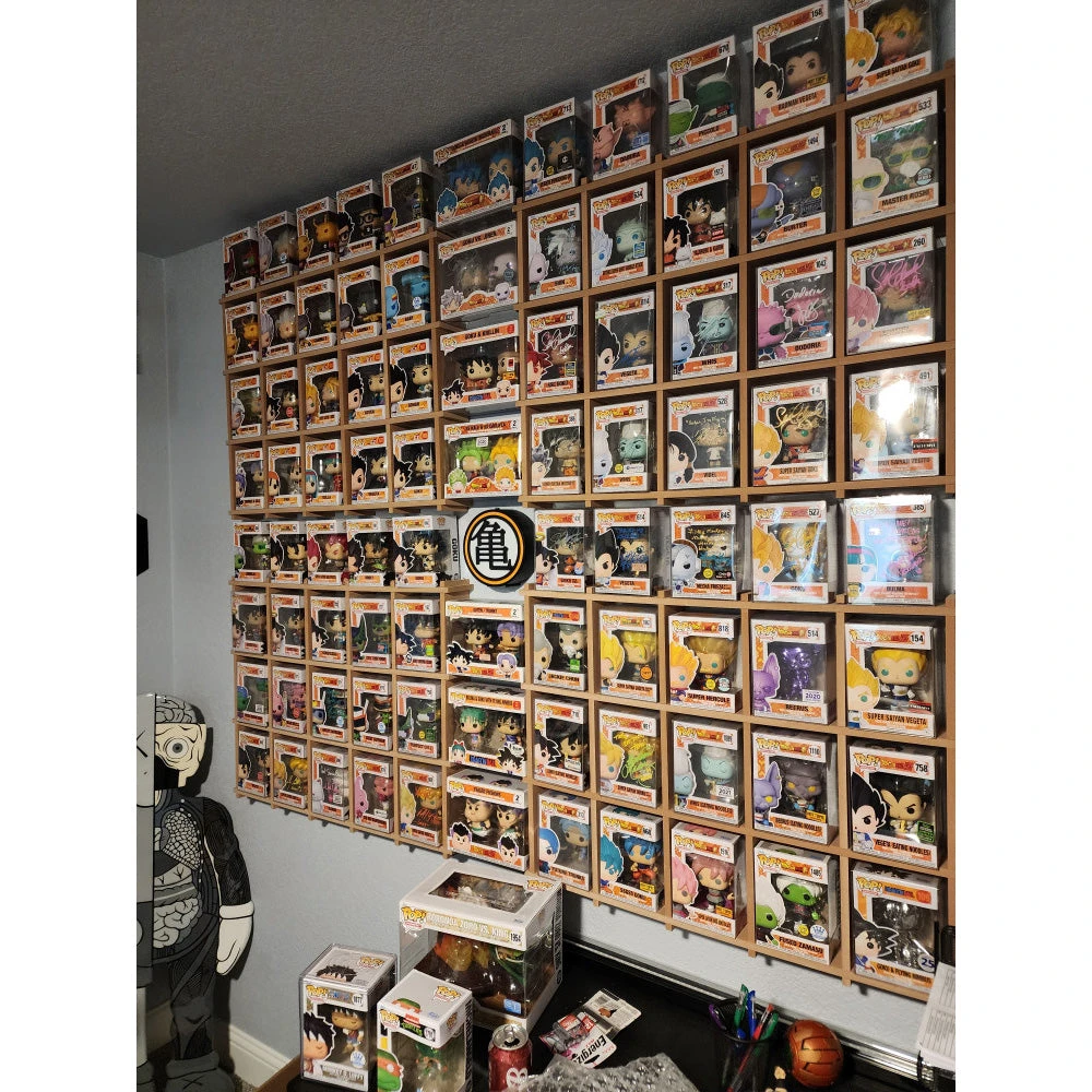 KUBBIE ULTRA (3x5) - In Box Display Case For Funko Pops, Wall Mountable & Stackable Pop Shelf (MDF Wood) 2 KUBBIE ULTRA (3x5) - In Box Display Case For Funko Pops, Wall Mountable & Stackable Pop Shelf (MDF Wood) - Image 2