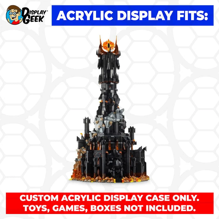 Custom Acrylic Display Case For LEGO Model 10333 - The Lord Of The Rings Barad-dur (3mm Thick, UV Resistant) 33.7h X 19.5w X 13.7d 11 Custom Acrylic Display Case For LEGO Model 10333 - The Lord Of The Rings Barad-dur (3mm Thick, UV Resistant) 33.7h X 19.5w X 13.7d - Image 11