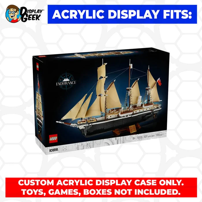 Custom Acrylic Display Case For LEGO Model 10335 - The Endurance (3mm Thick, UV Resistant) 19.5h X 33w X 11d 10 Custom Acrylic Display Case For LEGO Model 10335 - The Endurance (3mm Thick, UV Resistant) 19.5h X 33w X 11d - Image 10