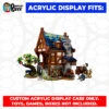 Custom Acrylic Display Case For LEGO Model 21325 - Medieval Blacksmith (3mm Thick, UV Resistant) 12h X 14w X 11d