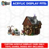 Custom Acrylic Display Case For LEGO Model 21341 - Hocus Pocus (3mm Thick, UV Resistant) 11.5h X 13.5w X 13.5d