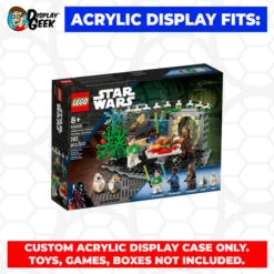 Custom Acrylic Display Case For LEGO Model 40658 - Millennium Falcon Holiday Diorama (3mm Thick, UV Resistant) 4.5h X 7.5w X 6d 13 Custom Acrylic Display Case For LEGO Model 40658 - Millennium Falcon Holiday Diorama (3mm Thick, UV Resistant) 4.5h X 7.5w X 6d -Displaygeek Shop LEGO 40658 01