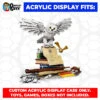 Custom Acrylic Display Case For LEGO Model 76391 - Hogwarts Icons Collectors Edition (3mm Thick, UV Resistant) 18h X 22w X 15d