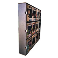 KUBBIE DLX BLACK (3x4) - In Box Display Case For Funko Pops, Wall Mountable & Stackable Pop Shelf (Cardboard) -Displaygeek Shop MK KUBBIES 08