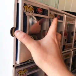 KUBBIE DLX WHITE (3x4) - In Box Display Case For Funko Pops, Wall Mountable & Stackable Pop Shelf (Cardboard) -Displaygeek Shop MK KUBBIES 14