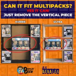 KUBBIE ULTRA (3x5) - In Box Display Case For Funko Pops, Wall Mountable & Stackable Pop Shelf (MDF Wood) 13 KUBBIE ULTRA (3x5) - In Box Display Case For Funko Pops, Wall Mountable & Stackable Pop Shelf (MDF Wood) -Displaygeek Shop MK Kubbies fits multipack funko pops as well 2pack 3pack 4pack 3