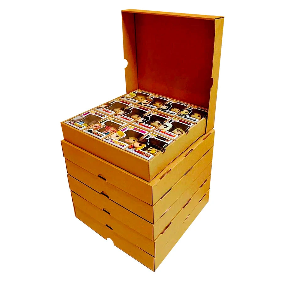 KUBBIE LID - Lid For Kubbie Display Case For Funko Pops, Perfect For Conventions (Cardboard) 2 KUBBIE LID - Lid For Kubbie Display Case For Funko Pops, Perfect For Conventions (Cardboard) - Image 2