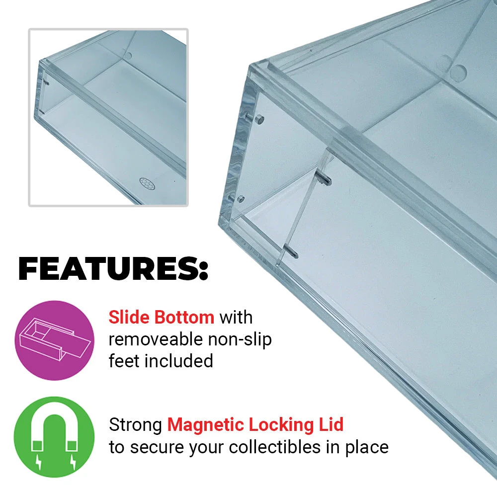 Acrylic Hard Case For SUPER FAMICOM Video Game Box (4mm Thick, UV & Slide Bottom) 4 Acrylic Hard Case For SUPER FAMICOM Video Game Box (4mm Thick, UV & Slide Bottom) - Image 4