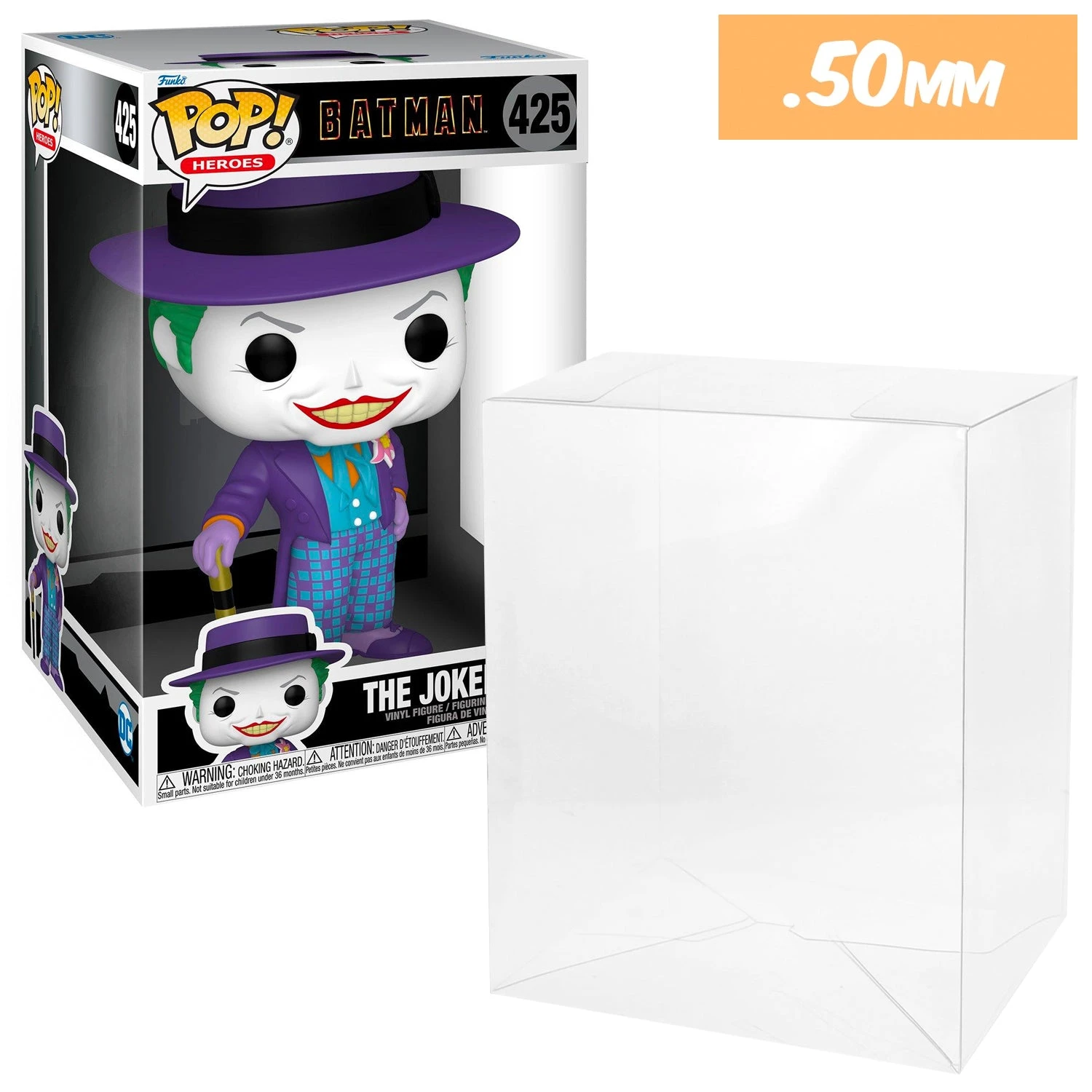 10 INCH SKINNY Pop Protectors For JUMBO Funko (0.50mm Thick, UV & Scratch Resistant) Measurements: 13h X 8.25w X 8.25d 20 10 INCH SKINNY Pop Protectors For JUMBO Funko (0.50mm Thick, UV & Scratch Resistant) Measurements: 13h X 8.25w X 8.25d - Image 20