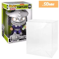 10 INCH SKINNY Pop Protectors For JUMBO Funko (0.50mm Thick, UV & Scratch Resistant) Measurements: 13h X 8.25w X 8.25d 35 10 INCH SKINNY Pop Protectors For JUMBO Funko (0.50mm Thick, UV & Scratch Resistant) Measurements: 13h X 8.25w X 8.25d -Displaygeek Shop New 10 inch Super Shredder Protector