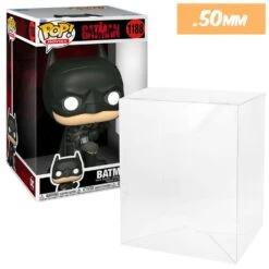 10 INCH SKINNY Pop Protectors For JUMBO Funko (0.50mm Thick, UV & Scratch Resistant) Measurements: 13h X 8.25w X 8.25d 38 10 INCH SKINNY Pop Protectors For JUMBO Funko (0.50mm Thick, UV & Scratch Resistant) Measurements: 13h X 8.25w X 8.25d -Displaygeek Shop New 10 inch The Batman Protector