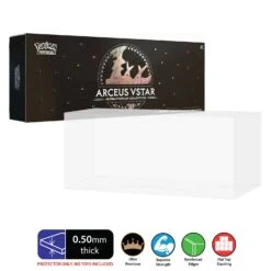 POKEMON TCG Arceus VSTAR Ultra Premium Collection Box Protectors (0.50mm Thick) 5h X 14w X 2.25d