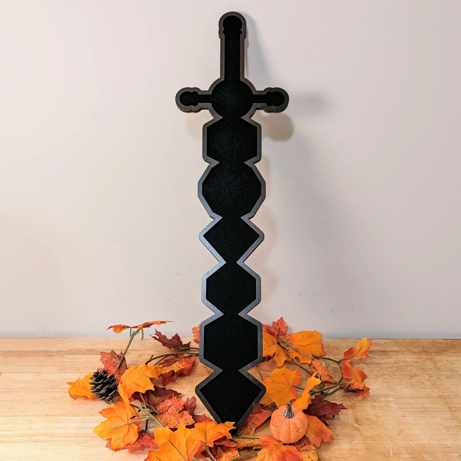 Enamel Pin Display - Polyhedral Sword Design 1 Enamel Pin Display - Polyhedral Sword Design