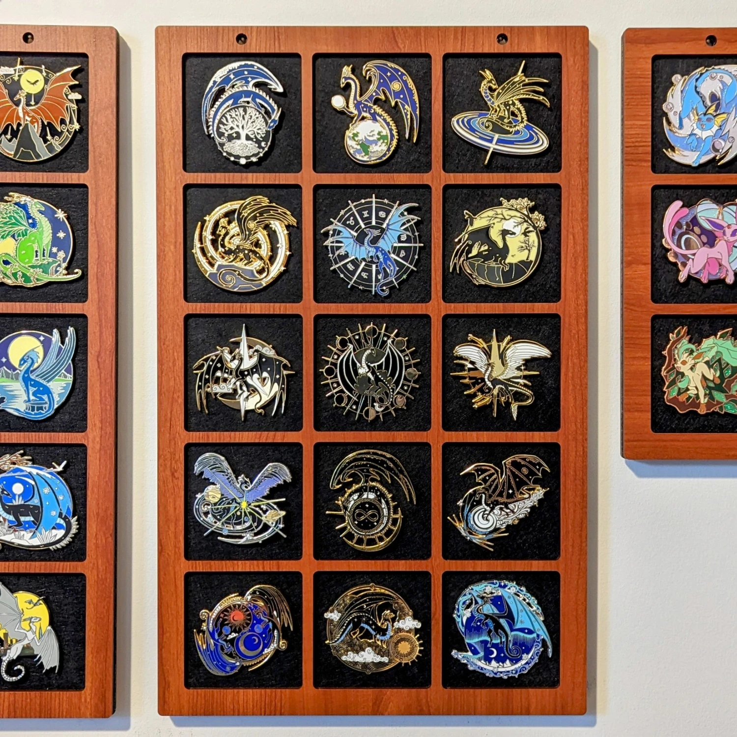 Enamel Pin Display (3" Wide X 3" High Slots) Fits Standard Pins (Choose Color And Size) 11 Enamel Pin Display (3" Wide X 3" High Slots) Fits Standard Pins (Choose Color And Size) - Image 11