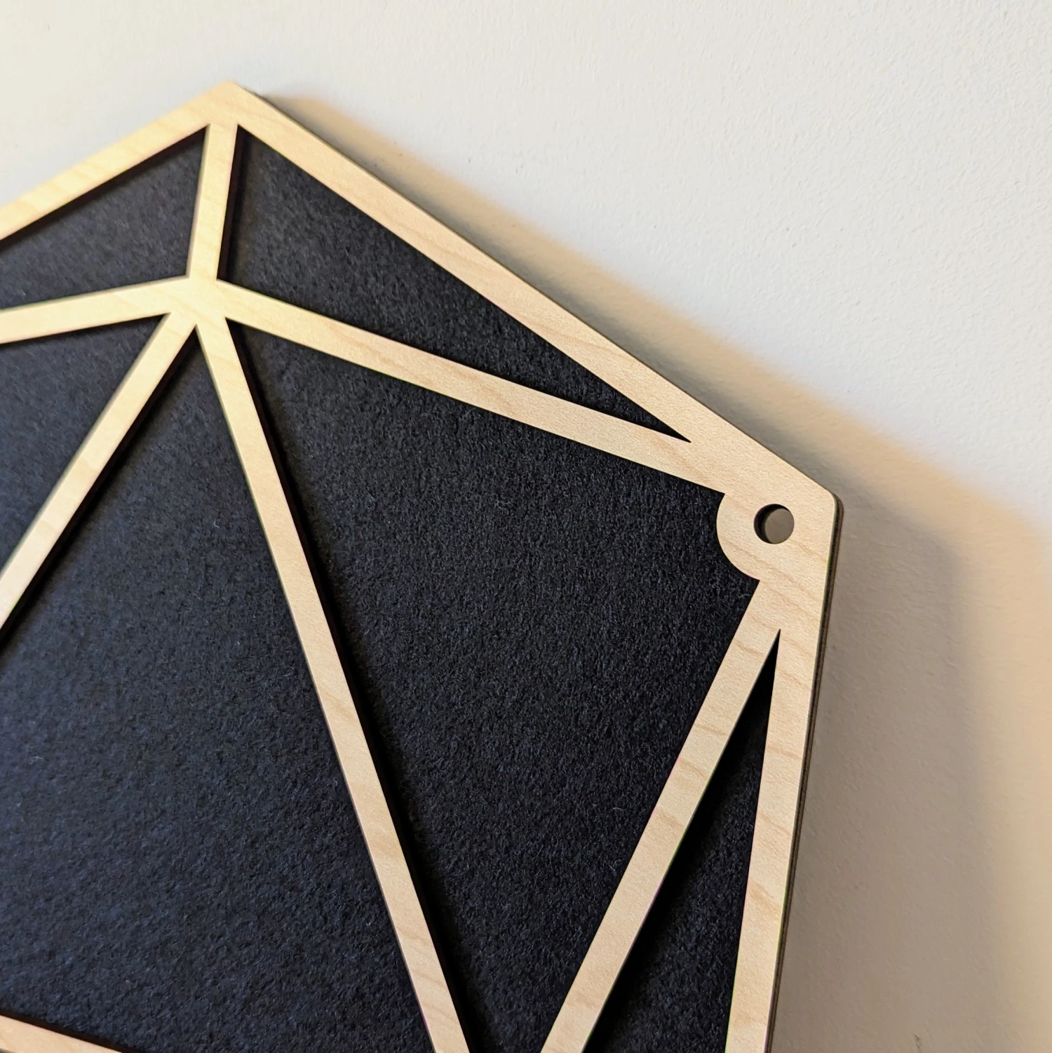 Enamel Pin Display - D20 Dice Design 2 Enamel Pin Display - D20 Dice Design - Image 2