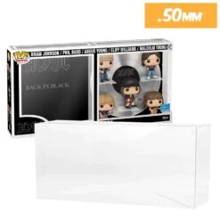 POP ALBUMS DELUXE Pop Protectors For Funko (0.50mm Thick) 12.25h X 23.25w X 4d 19 POP ALBUMS DELUXE Pop Protectors For Funko (0.50mm Thick) 12.25h X 23.25w X 4d -Displaygeek Shop Pop Albums Deluxe ACDC Back in Black Protector