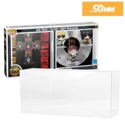 POP ALBUMS DELUXE Pop Protectors For Funko (0.50mm Thick) 12.25h X 23.25w X 4d 25 POP ALBUMS DELUXE Pop Protectors For Funko (0.50mm Thick) 12.25h X 23.25w X 4d -Displaygeek Shop Pop Albums Deluxe Guns N Roses Protector