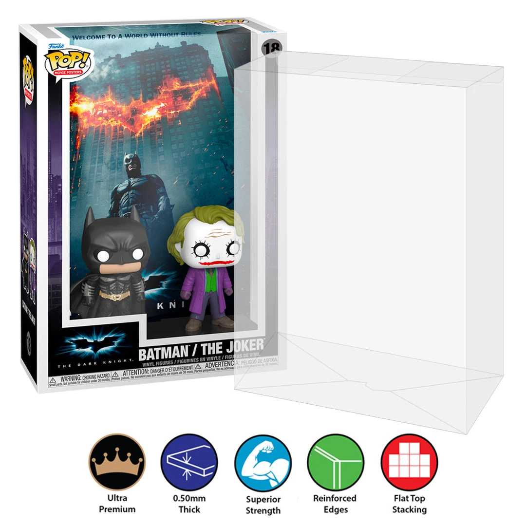 POP MOVIE POSTERS Pop Protectors For Funko (0.50mm Thick) 17.25h X 11.25w X 5.75d 1 POP MOVIE POSTERS Pop Protectors For Funko (0.50mm Thick) 17.25h X 11.25w X 5.75d
