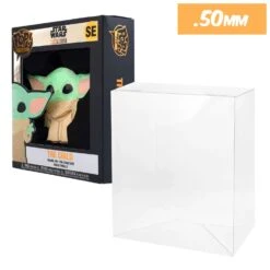 POP PINS THE CHILD Pop Protectors For Funko (0.50mm Thick) 6.25h X 5.75w X 1.75d
