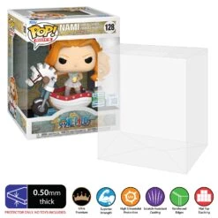 POP DELUXE TALL Pop Protectors For Funko (0.50mm Thick, UV & Scratch Resistant) 7h X 5.5w X 5d