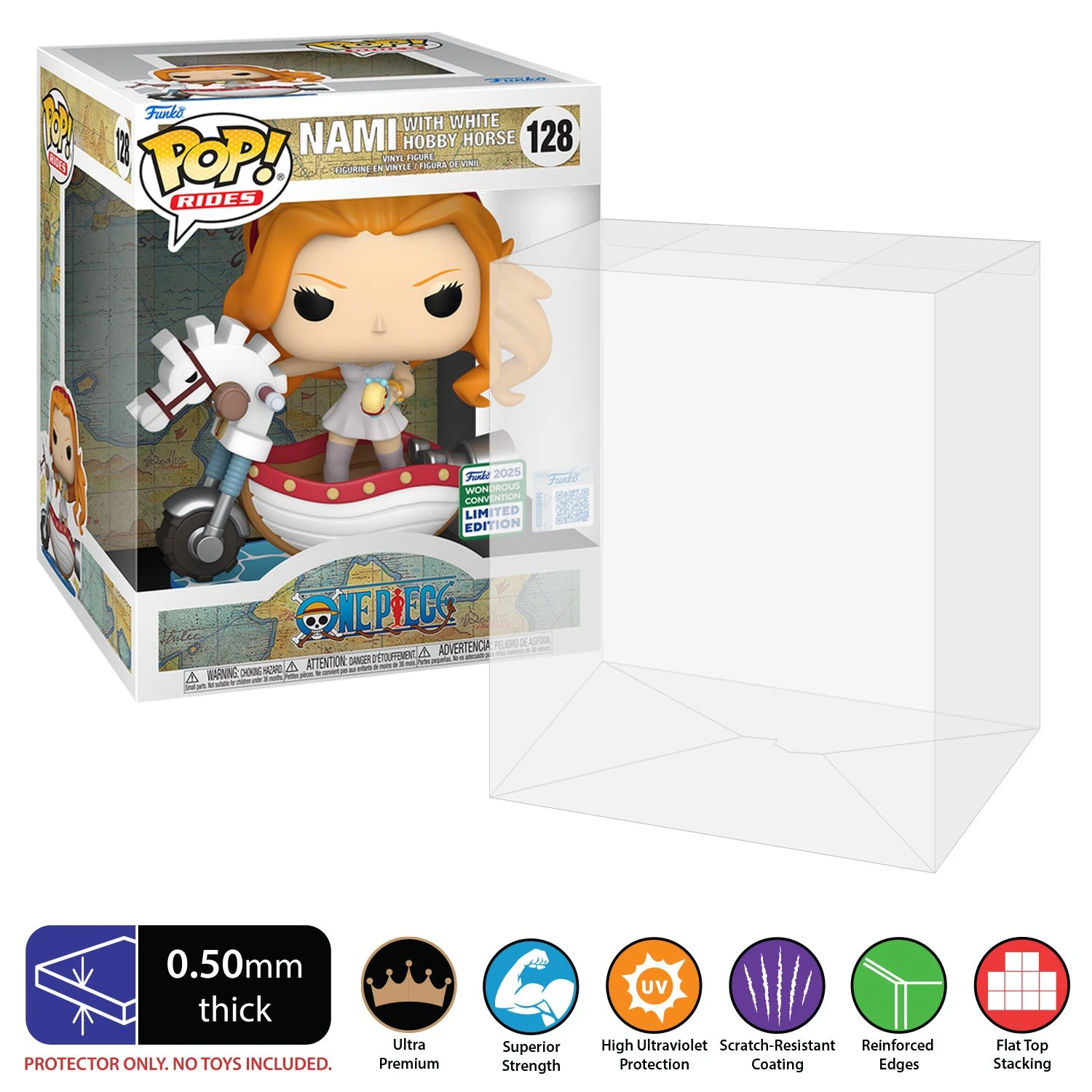POP DELUXE TALL Pop Protectors For Funko (0.50mm Thick, UV & Scratch Resistant) 7h X 5.5w X 5d 1 POP DELUXE TALL Pop Protectors For Funko (0.50mm Thick, UV & Scratch Resistant) 7h X 5.5w X 5d