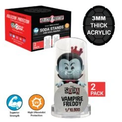 SODA STANDS Acrylic Cases For Funko Soda Vinyl Collectible Figures, 3mm Thick UV Resistant -Displaygeek Shop SODA STANDS all