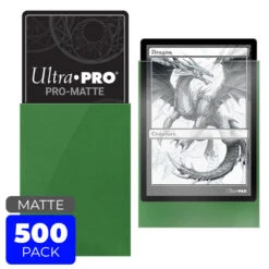 Matte Protector Sleeves For Trading Card Games, Standard Size Deck (500 Pack)