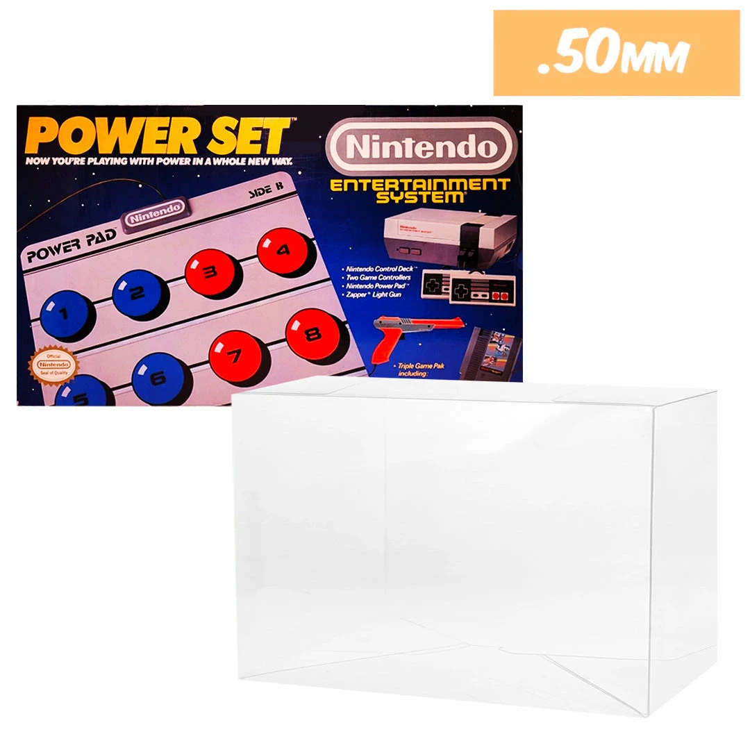 Plastic Protector For NES POWER SET Video Game Console Box (0.50mm Thick, UV & Scratch Resistant) 5 Plastic Protector For NES POWER SET Video Game Console Box (0.50mm Thick, UV & Scratch Resistant) - Image 5