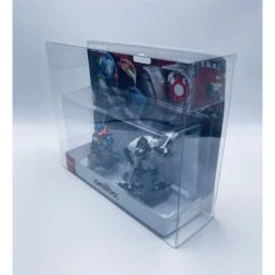 AMIIBO BOX Protectors For SWITCH METROID DREAD Double Amiibo Box (0.50mm Thick, UV & Scratch Resistant) -Displaygeek Shop Video Game Box Protector Metroid Dread Amiibo