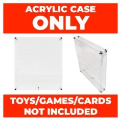 Custom Acrylic Wall Mount Display For FUNKO POP Boxes In Plastic Protectors (3mm Thick, UV Resistant) 14h X 16w X 4.5d 8 Custom Acrylic Wall Mount Display For FUNKO POP Boxes In Plastic Protectors (3mm Thick, UV Resistant) 14h X 16w X 4.5d -Displaygeek Shop acrylic wall mount case only toys not included warning flying box 13