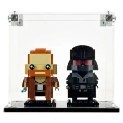 Custom Acrylic Display Case For LEGO BrickHeadz X 2 (3mm Thick, UV Resistant) 5.5h X 6w X 3.4d