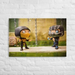 Mortal Kombat 2 Funko Pop Photography Giant Canvas By UrbanRoxStarr