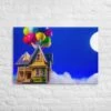 UP House Funko Pop Photography Giant Canvas By UrbanRoxStarr